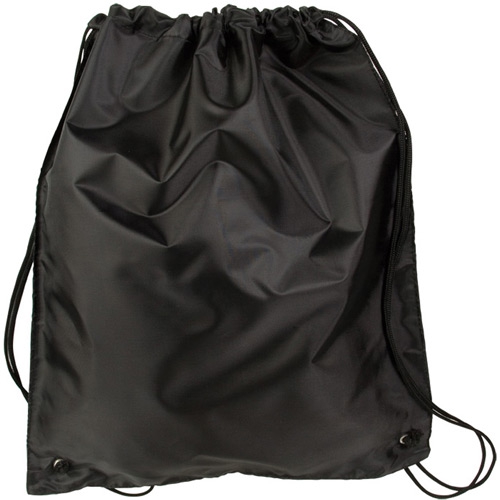 Siyah KUŞ Gözlü İp Büzgülü Sırt çantası 