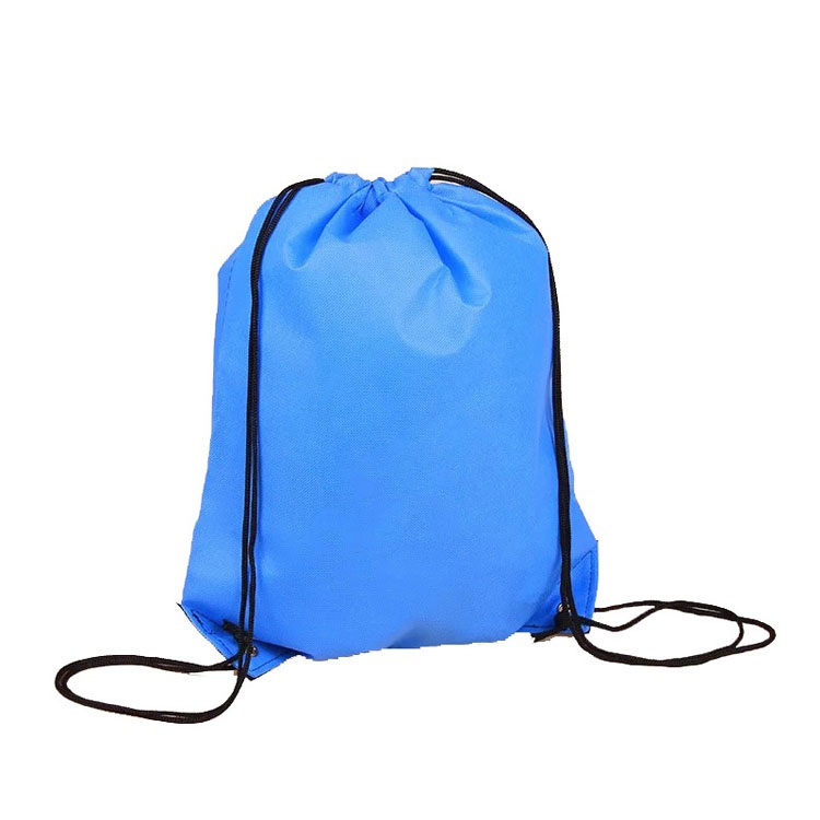 Renkli%20İp%20Büzgülü%20Ham%20Bez%20Çanta